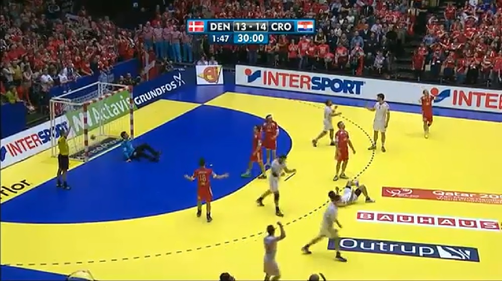 Последниот гол на Хрватска за 15: 13